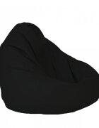 Pufrelax Fotoliu mediu nirvana grande teteron black umplut cu perle polistiren beanbag marca