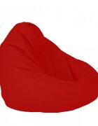 Pufrelax Fotoliu mediu nirvana grande teteron red umplut cu perle polistiren beanbag marca