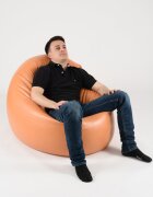 Pufrelax Fotoliu mediu relaxo xl smarald pretabil si la exterior umplut cu perle polistiren