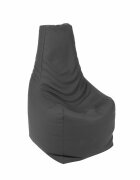 Pufrelax Fotoliu mediu sunlounger dark grey umplut cu perle polistiren marca