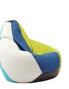Pufrelax Fotoliu mic copii 4-14 ani nirvana light bleumarin umplut cu perle polistiren