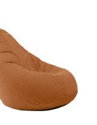 Pufrelax Fotoliu mic copii 4-14 ani nirvana light terracotta orange husa detasabila umplut cu perle polistiren