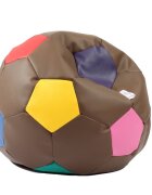 Pufrelax Fotoliu minge pentru copii telstar junior 3-10 ani chocolate sprinkles umplut cu perle polistiren