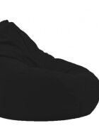 Pufrelax Fotoliu nirvana grande eerie black cu husa detasabila textila umplut cu perle polistiren