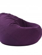 Pufrelax Fotoliu nirvana grande mulberry cu husa detasabila textila umplut cu perle polistiren