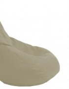 Pufrelax Fotoliu nirvana hobbit dark beige cu husa detasabila textila umplut cu perle polistiren
