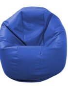 Pufrelax Fotoliu pentru copii 2-14 ani relaxo albastru umplut cu perle polistiren marca