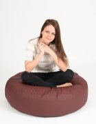 Pufrelax Fotoliu pentru copii 2-14 ani relaxo bordo umplut cu perle polistiren