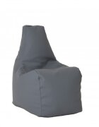 Pufrelax Fotoliu pentru copii 2-8 ani junior dark grey umplut cu perle polistiren marca