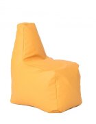 Pufrelax Fotoliu pentru copii 2-8 ani sunlounger junior galben umplut cu perle polistiren marca