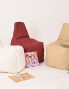 Pufrelax Fotoliu pentru copii 2-8 ani sunlounger junior wine marca