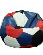 Pufrelax Fotoliu pentru copii 3-10 ani minge telstar junior mozaic light umplut cu perle polistiren marca