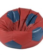 Pufrelax Fotoliu pentru copii 3-10 ani minge telstar junior redblue umplut cu perle polistiren marca