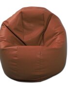 Pufrelax Fotoliu puf pentru copii 2-14 ani relaxo brown umplut cu perle polistiren