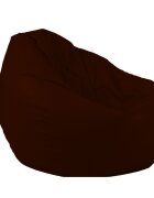 Pufrelax Fotoliu puf tip sac nirvana gigant teteron chocolatte pretabil si la exterior umplut cu perle polistiren
