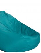 Pufrelax Fotoliu puf tip sac nirvana grande panama aqua pretabil si la exterior umplut cu perle polistiren