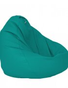Pufrelax Fotoliu puf tip sac nirvana grande panama turcoaz umplut cu perle polistiren