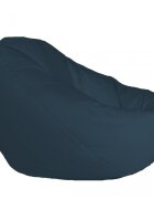 Pufrelax Fotoliu Puf tip sac nirvana grande teteron bleumarin umplut cu perle polistiren
