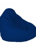 Pufrelax Fotoliu puf tip sac nirvana grande teteron blue royal umplut cu perle polistiren