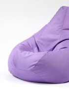 Pufrelax Fotoliu puf tip sac nirvana hobbit panama mov pretabil si la exterior umplut cu perle polistiren