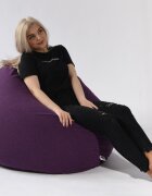 Pufrelax Fotoliu relax xl mulberry cu husa detasabila textila umplut cu perle polistiren