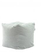 Pufrelax Fotoliu taburet cub gama Premium Light Mint cu husa detasabila textila umplut cu perle polistiren