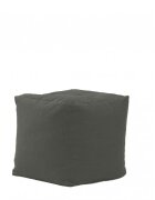 Pufrelax Fotoliu taburet cub gama Premium Moon Grey cu husa detasabila textila umplut cu perle polistiren