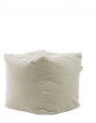 Pufrelax Fotoliu taburet cub gama Premium Rainy Day cu husa detasabila textila umplut cu perle polistiren