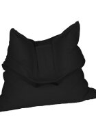 Pufrelax Fotoliu tip perna magic pillow teteron black pretabil si la exterior umplut cu perle polistiren