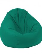 Pufrelax Fotoliu tip sac nirvana gigant smarald pretabil si la exterior umplut cu perle polistiren beanbag marca