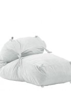 Pufrelax Fotoliu Yoga Minnie Angora Grey Gama Premium umplut cu fulgi de burete memory mix
