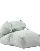 Pufrelax Fotoliu Yoga Minnie Light Mint Gama Premium umplut cu fulgi de burete memory mix