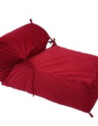 Pufrelax Fotoliu Yoga XL Red Diamond Gama Plush Honey umplut cu fulgi de burete memory mix