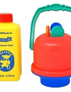 Pustefix Bubble Toys Mega galetusa cu 3 inele mari si 1l solutie baloane de sapun