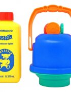 Pustefix Bubble Toys Mega galetusa cu 3 inele mari si 1l solutie baloane de sapun