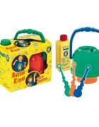 Pustefix Bubble Toys Mega galetusa cu 3 inele mari si 1l solutie baloane de sapun