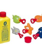 Pustefix Bubble Toys Set baloane de sapun Bubbelix 5 figurine vesele mini animale marine