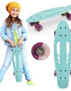 QKids Skateboard copii Galaxy Light Blue