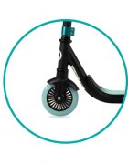 QKids Trotineta copii Bro green ghidon reglabil pliabila platforma antiderapanta greutate suportata 40 kg varsta 3 ani+