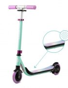 QKids Trotineta copii Bro pastel ghidon reglabil pliabila platforma antiderapanta greutate suportata 40 kg varsta 3 ani+