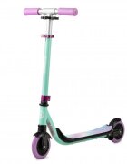 QKids Trotineta copii Bro pastel ghidon reglabil pliabila platforma antiderapanta greutate suportata 40 kg varsta 3 ani+