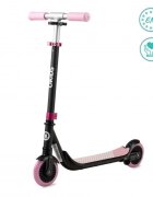 QKids Trotineta copii Bro pink ghidon reglabil pliabila platforma antiderapanta greutate suportata 40 kg varsta 3 ani+