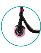 QKids Trotineta copii Bro pink ghidon reglabil pliabila platforma antiderapanta greutate suportata 40 kg varsta 3 ani+
