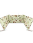 Qmini Aparatoare pentru patut 120x60 cm din bumbac Frogs