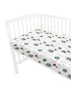 Qmini Cearceaf cu elastic pentru patut 120X60 cm Hedgehog