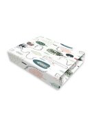 Qmini Cearceaf cu elastic pentru patut 120X60 cm Hedgehog