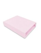 Qmini Cearceaf cu elastic pentru patut 90x40 cm din bumbac jersey Pink