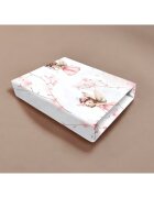 Qmini Cearceaf cu elastic pentru patut co-sleeper Aurora 76x43 cm fairy pink