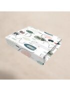 Qmini Cearceaf cu elastic pentru patut co-sleeper Aurora 76x43 cm Hedgehog