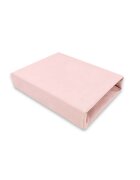 Qmini Cearceaf cu elastic pentru patut co-sleeper Aurora 76x43 cm powder pink